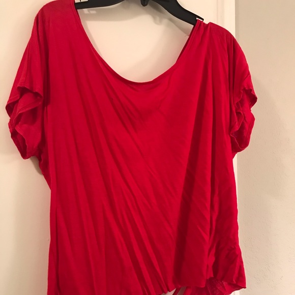Charlotte Russe Red Shirt - Picture 2 of 2